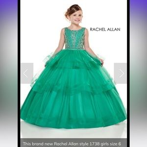 Rachel Allan girls pageant gown